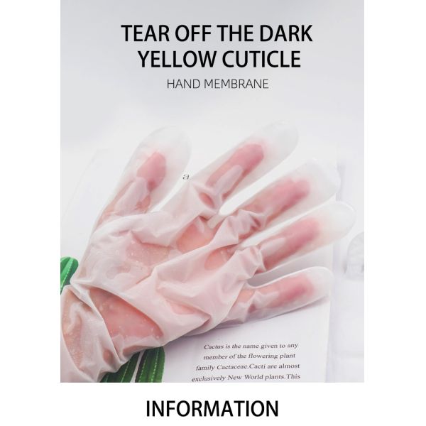 Влажные Exfoliating перчатки спа морщинки маски руки анти- для сухих рук