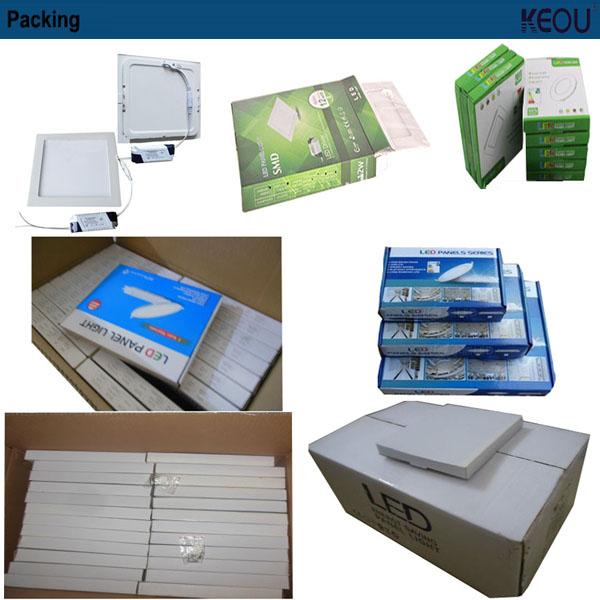 Professional manufacturer directly selling ultrathin 12w 15w 18w 22w 24w Recessed Square LED Panel Light