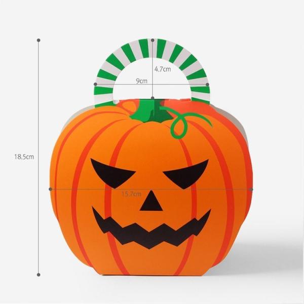 Christmas Halloween Pumpkin Gift Packaging White Paper Candy Boxes For Festival