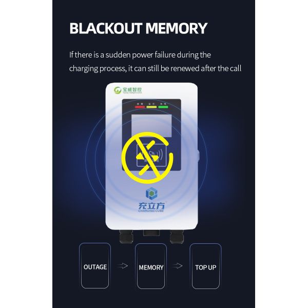 220V/7KW/32A Chargeur de véhicule électrique blanc monté au mur / post-type