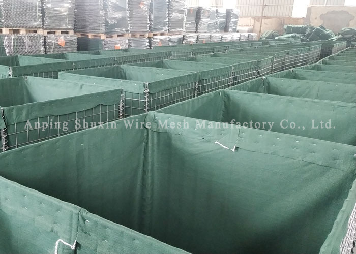 Песок Gabion Galfan Mil 19 Geotextile заполнил дефенсиву барьеров