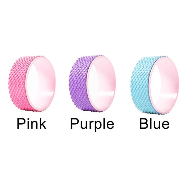 Back Training Yoga Roller Wheel Stretching Massage Fitness Equipment for Waist Shaping