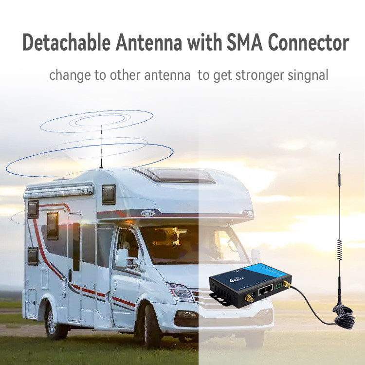 Маршрутизатора SIM-карты Cat6 4G Wifi OEM CPE беспроводного промышленный с антенной SMA внешней
