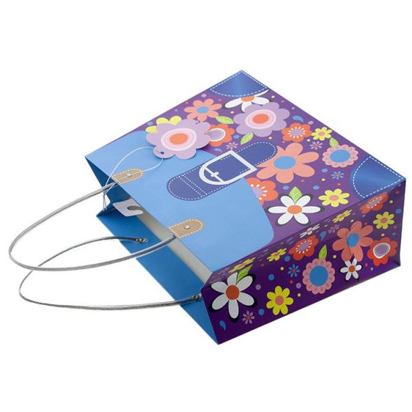 Sacos de papel kraft de fundo plano recicláveis
