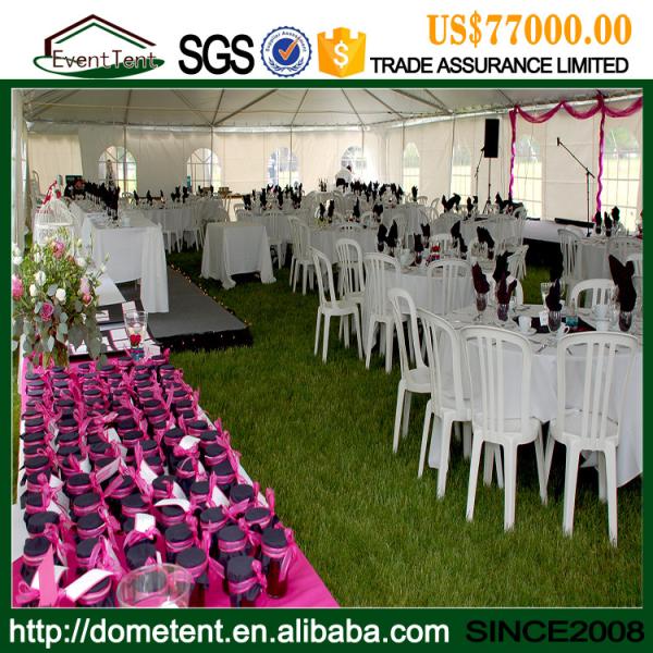 20 X 60m Economic Durable Nigeria White Wedding Tent With Glass Wall