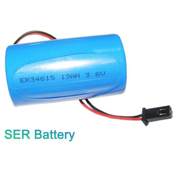 Батарея Li-SOCI2 лития размера 3.6V 19000mAh R20 LS33600/ER34615 d основная