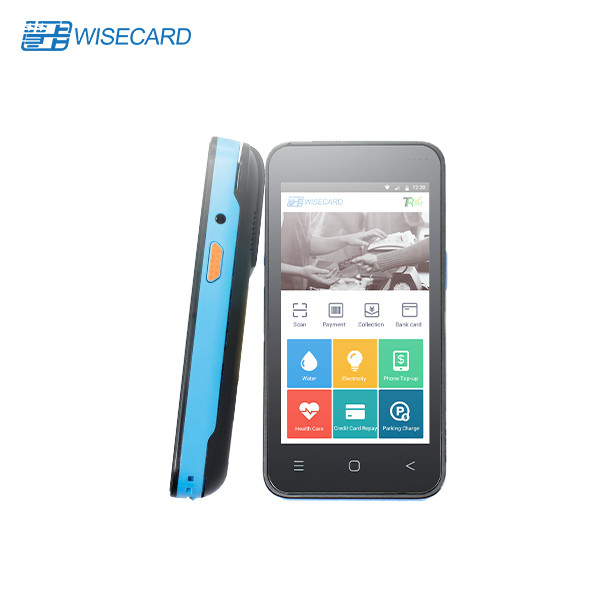 Мини Handheld штрихкод терминала GPRS QR WIFI NFC POS андроида