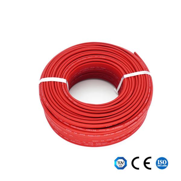 Câble à un noyau à haute tension de C.C picovolte 1500v 1.5mm2 pour le système solaire