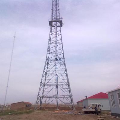 A transmissão puxa a linha rádio de 40 Ft e torre da televisão autossuficiente