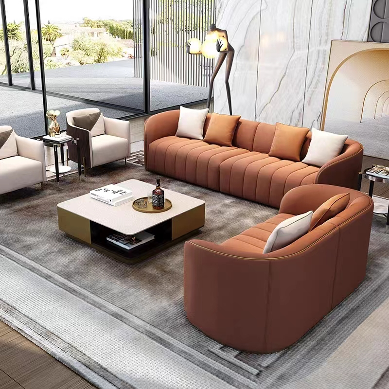 Piano Key Hotel Room Sofa Modern  Flannelette Sofa