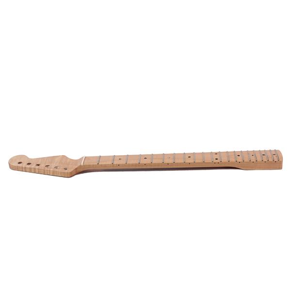 21 Frets Stratocaster Neck Maple Madeira Guitarra Elétrica Neck Substituição Skunk Stripe Truss Rod ajustável