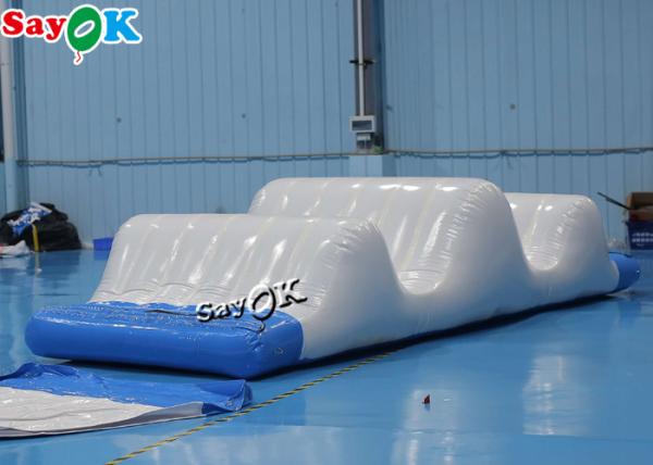trilha inflável hermética branca da onda do flutuador da água 6x2x1.1mH