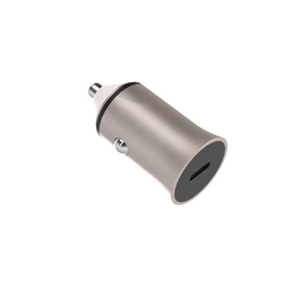 Aluminium Alloy PD18W QC3.0 Type C USB Car Charger 9V2A