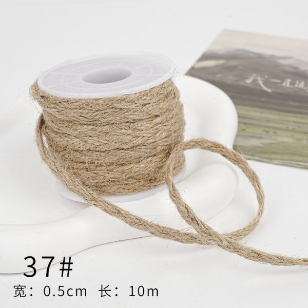 Рождественская коричневая ленточка из лопатки 5 мм-45 мм