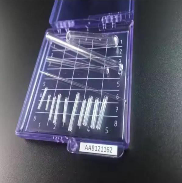 Personnaliser résistance à haute température transparent à une extrémité scellé tube de quartz de silice clair avec service de traitement de moulage