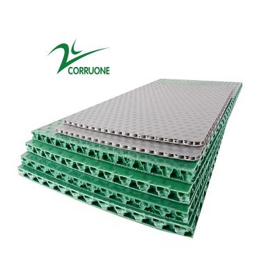 O favo de mel Pp do polipropileno cobre a espessura que de 11mm Coroplast preto cobre 4x8