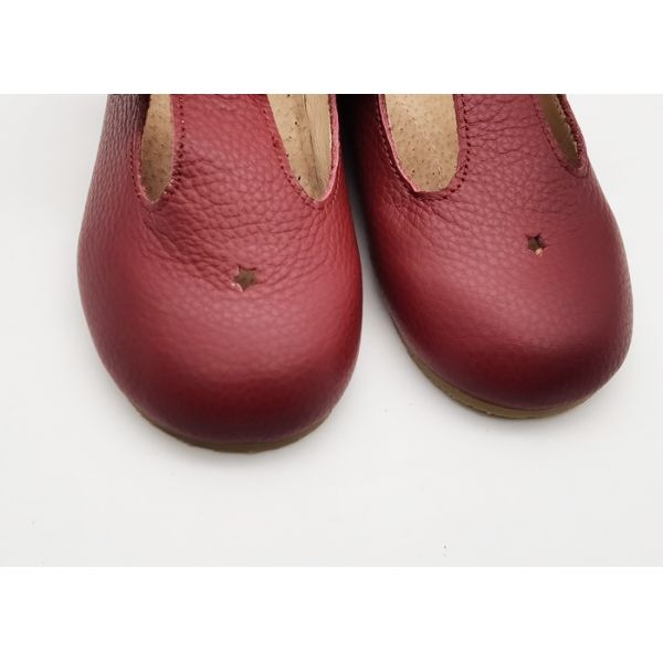 Soft Kids Shoes Leather Baby Walking Shoes T-Strap Flats School Shoes