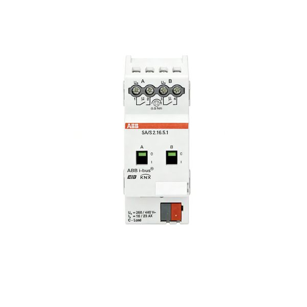 ABB Switch Actuator Dual Rating SA/S 2.16.5.1 16/20 AX Capacitive Load Dedicated