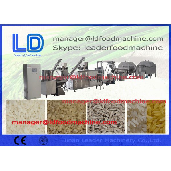 Stainless Steel Automatic Extruded Artificial Rice Making Machine , Nutrition Rice Machine
