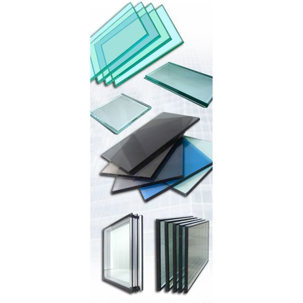 Clear Glass Flat Stainless Steel Balcony Railing 100 X 100 cm 3mm-19mm Tempered Glass Tou