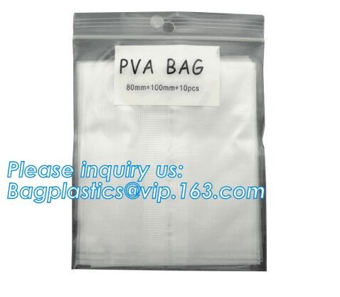 hospital disposable use pva material fabric water soluble plastic bag, Water Soluble Laundry Bag/Folding Washing Laundry
