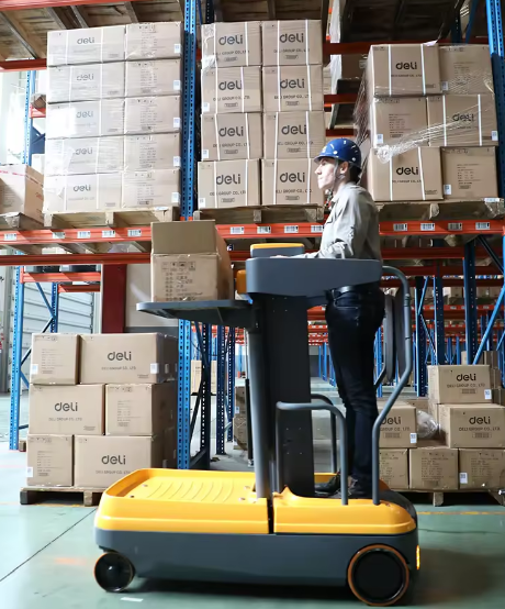 118 pulgadas de alto ascensor Mini León eléctrico Batería de pedido de selección para almacén