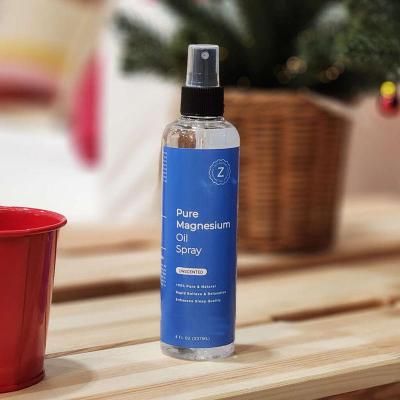 Spray d'huile de magnésium à haute concentration Chlorure de magnésium topique personnalisé