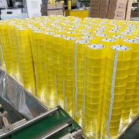 Ruban adhésif jaune transparent personnalisé pour le ruban d'étanchéité en carton
