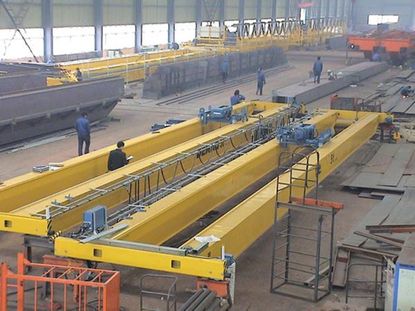 Storage Overhead Bridge Crane Euro Type 5t - 50t Lifting Capacity