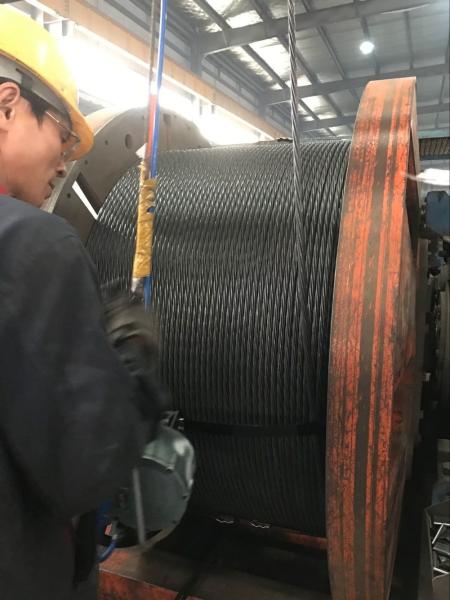Non - Alloy ASTM PC Strand Wire Galvanized Seven Strand Wire With Low Stress