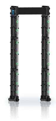 Portable Walk Through Metal Detector / Folding Door Frame Metal Detector