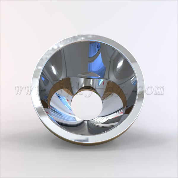 Custom Flashlight/Spotlight Aluminum Reflector Cup with 35*50mm Size and Durable Design