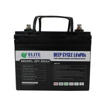 Batería ligera 12V 25Ah Li Ion LiFePO4 del litio de la caja del ABS