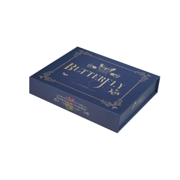 Custom Book Shape Rigid Cardboard Magnetic Closure Gift Box Packaging With EVA Foam Insert