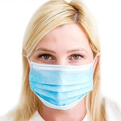 Single Use Disposable 3 Ply Mask Hypoallergenic Face Mask Eco - Friendly