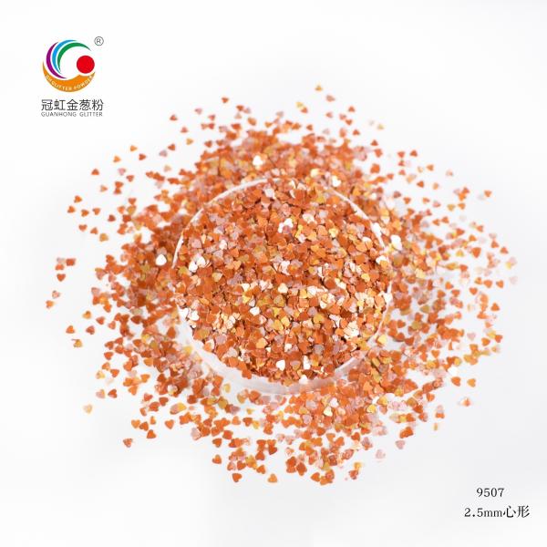 GH9503 Bulk Love Heart Shaped Chunky Glitter Powder for Festival Body Decoration Delivery Period To Be Negotiated Craft