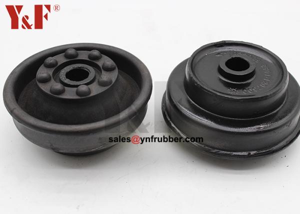 Black Anti Vibration Machine Mounts 1mm - 200mm Height Industrial