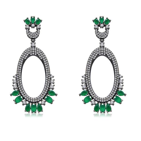 Bohemian Earrings Beautiful Gifts For Girls Shining Dimond Earring