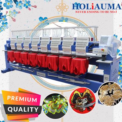 2020 New technology 8 head hat cording sequin flat t-shirt embroidery machine similar to barudan embroidery machine