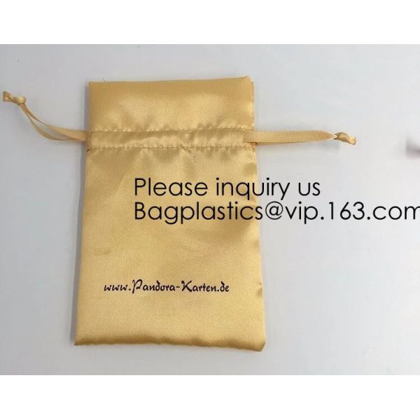 Gift Wedding Satin Favor Bags,Luxury Satin gift Drawstring Bags,Drawstring Bag For Ring,Cosmetic Bag , Make Up Bag pack