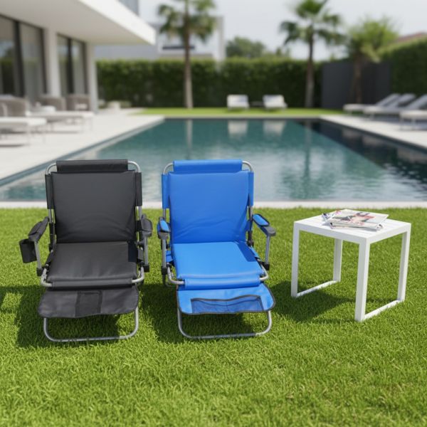 Outdoor Folding Aluminum Chairs for Living Room  Orthopedic Stadium Seats