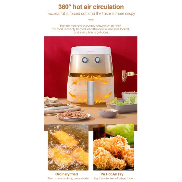 10V To 120V 220V To 240V Smart Air Fryers 0-60min