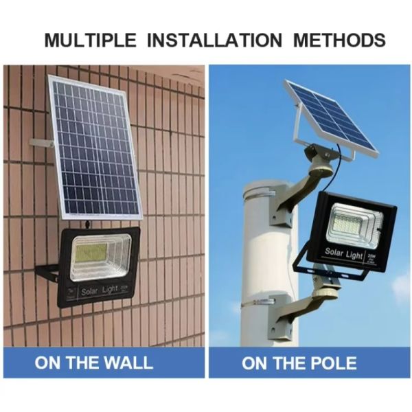 High Power Solar Flood Light IP66 Weatherproof Energy Saving Outdoor Lighting