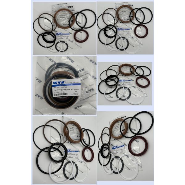 WYS Original Parts SH265 High Quality Excavator Repair Parts Bucket Seal Kit For CATERPILLAR KOMATSU HYUNDAI HITACHI