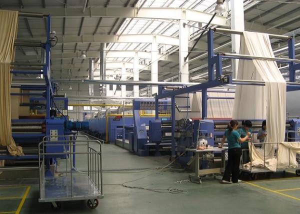 Anti Pin - Off Knitted Fabric Heat Setting Machine Open Width Entry / Air Cooling