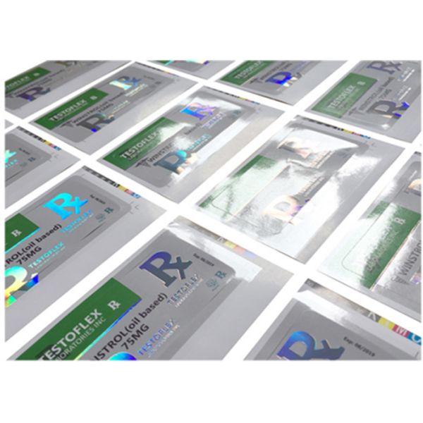Plastic Waterproof vial Vial Labels Strong Adhesive , vial Bottle Labels