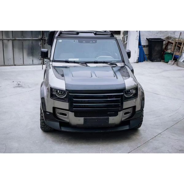 Carbon Fiber Hood for Land Rover Defender Carbon Fiber Material  Defender Upgraded SVR Style Cover