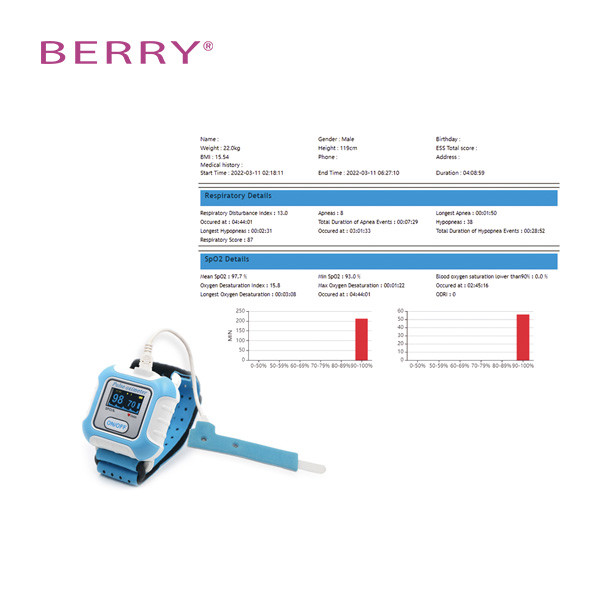 Апноэ сна Oximetry ИМПа ульс сна вола ИМПа ульс монитора сна Sp02 Oximet Bluetooth ночное