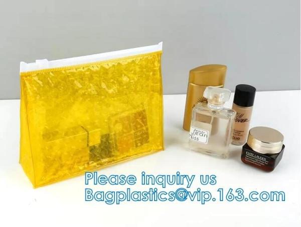 Cosmetic Makeup Bubble Slider Zipper Bags, Zip Padded Pouch For Beauty, Skin Care, Jewelry Bag Package