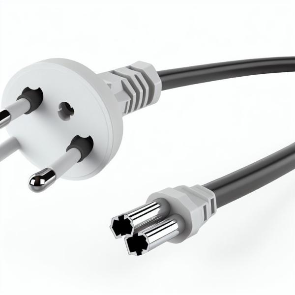 VDE Approuvé UE 2 Pin à la CEI C7 C8 câble d'alimentation pour ordinateur portable 1,5m